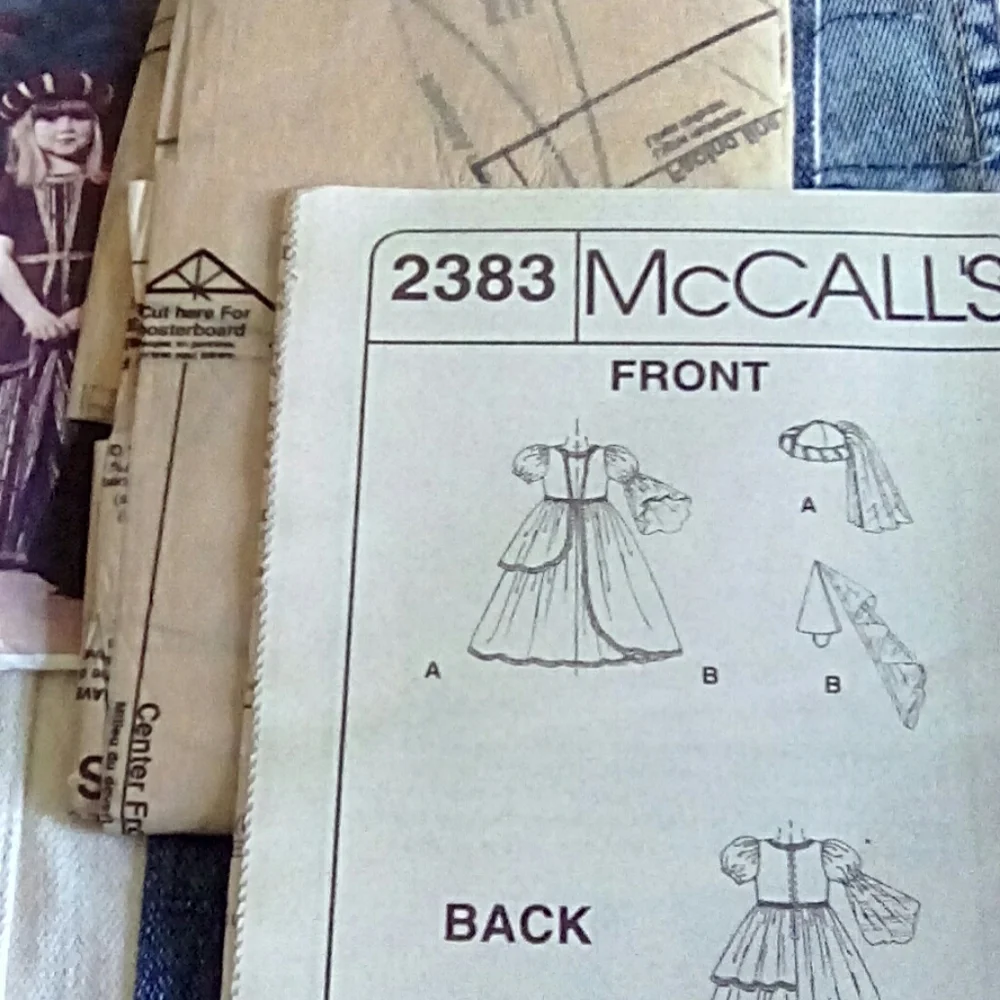 MCCalls 2383 Princesses girls 2-8 & AGD dress